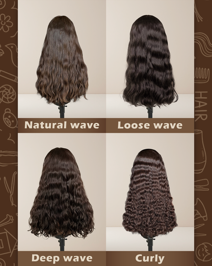 Elena Lace Top Base 100% Human Hair Wigs