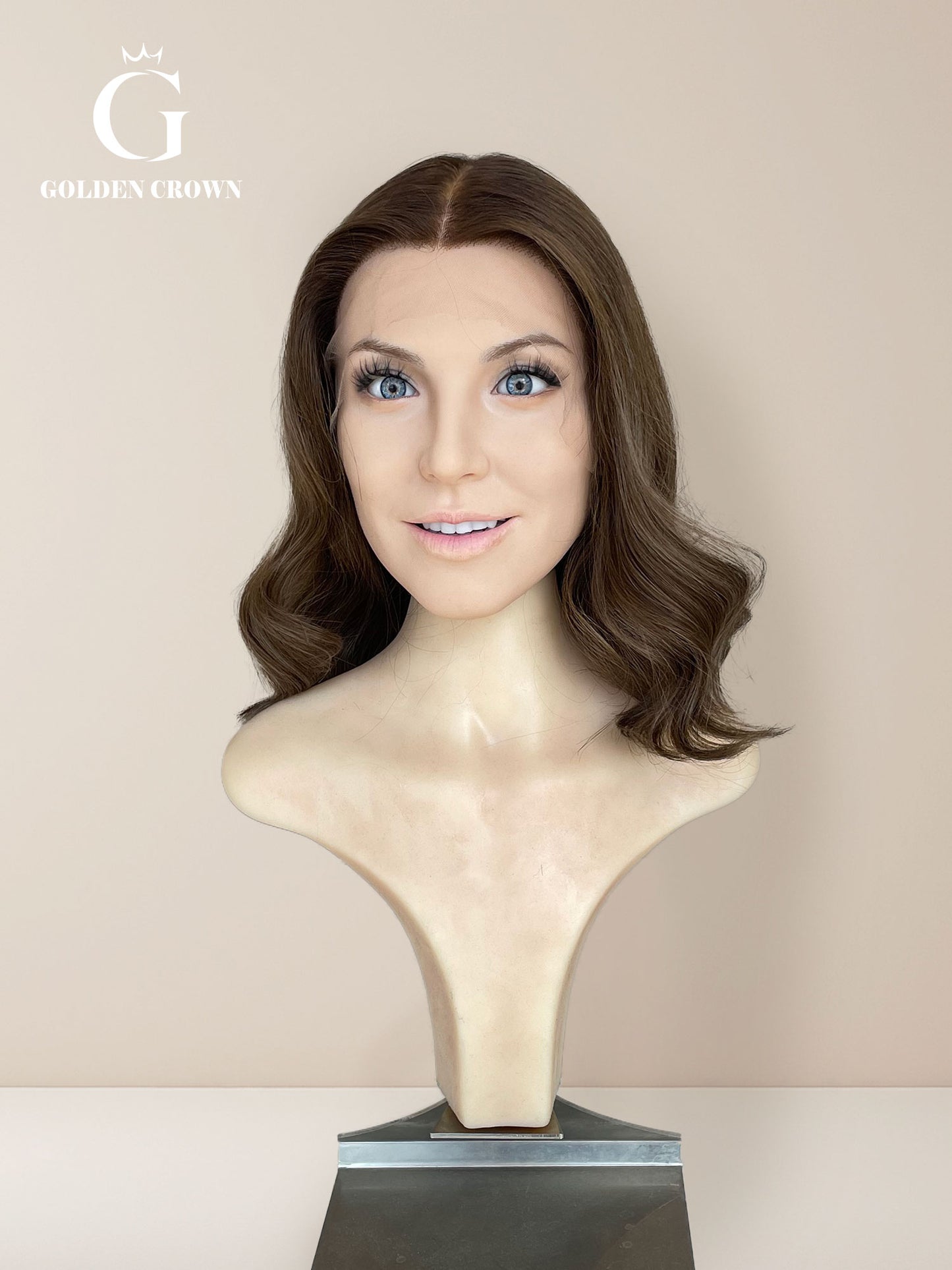 Ezra Lace Top Base 100% Human Hair Wigs