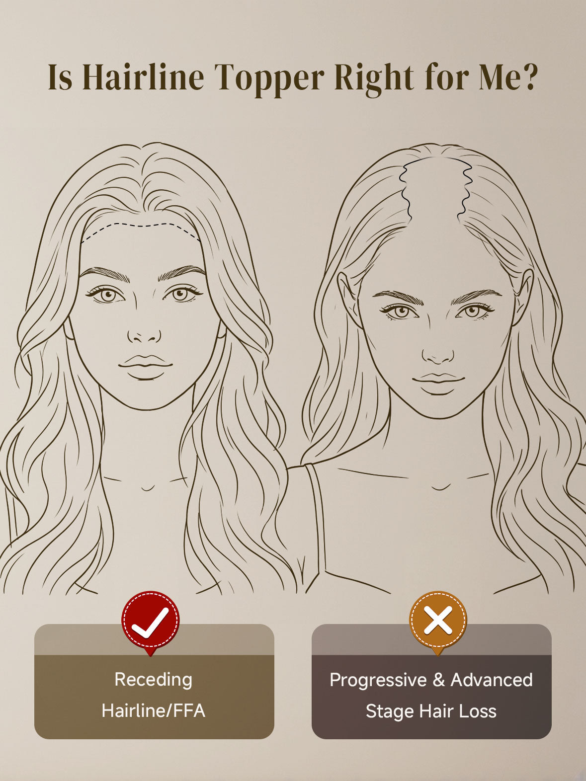 Elara 100% Human Hairline Topper