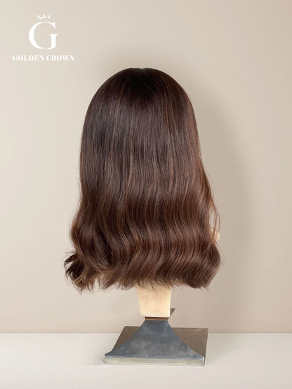 Hazel lace top back side view GoldenCrownWigs 