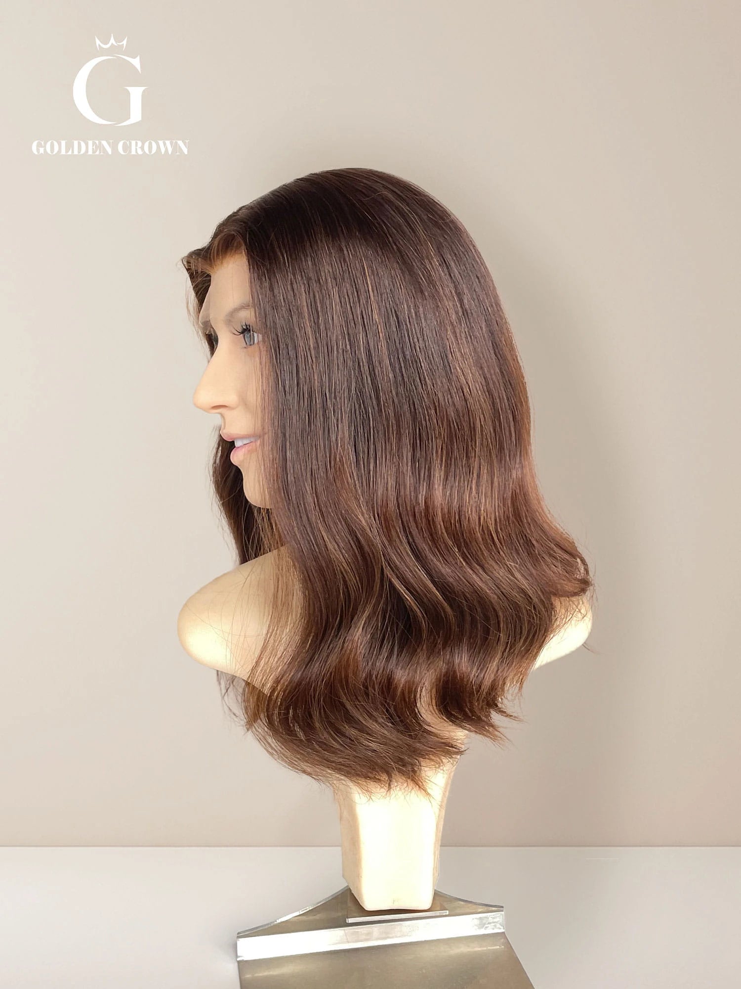 Hazel lace top right side view GoldenCrownWigs