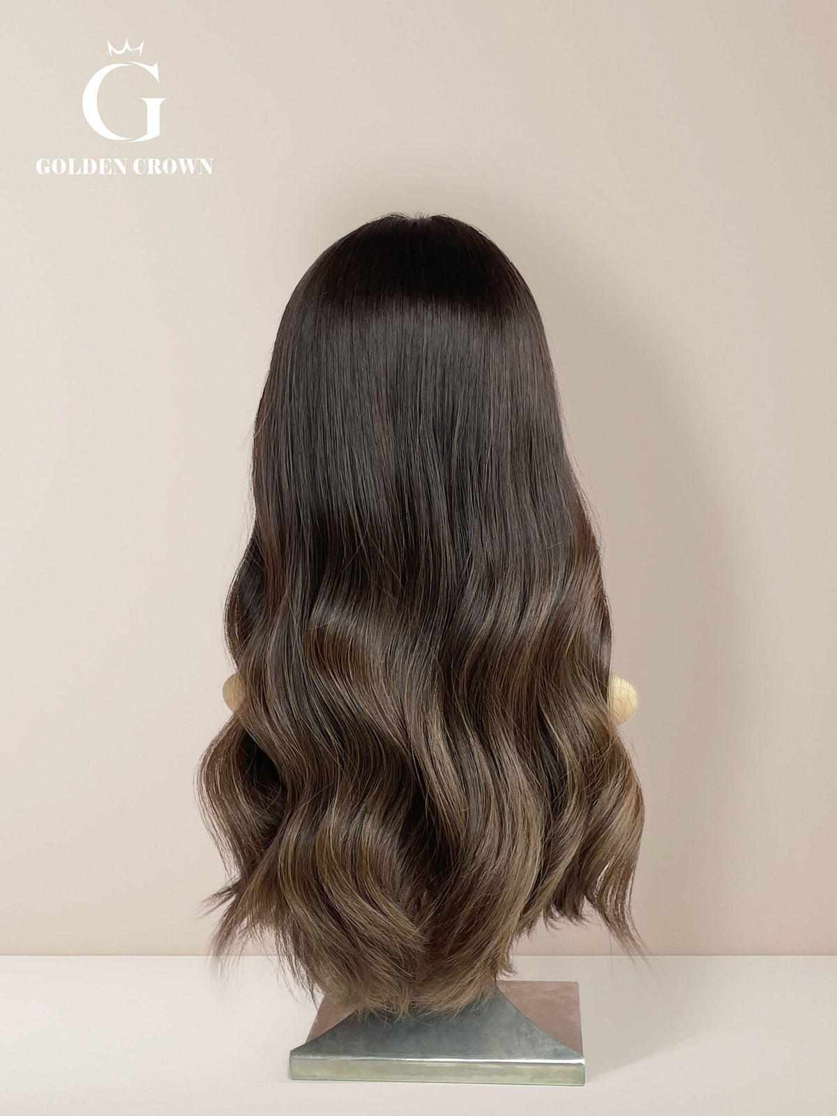 Lydia 22" Lace Top Base 100% Human Hair Wigs (Slight Layer)
