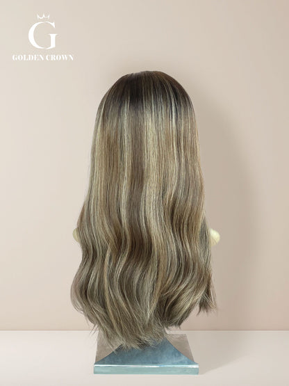 Paula Lace Top Base 100% Human Hair Wigs (Slight Layer)