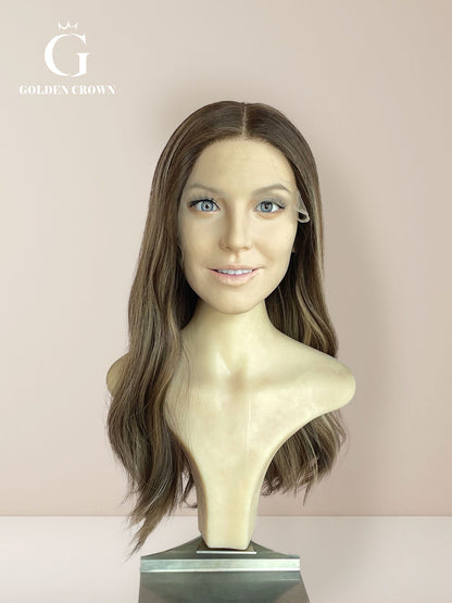 Paula Lace Top Base 100% Human Hair Wigs (Slight Layer)