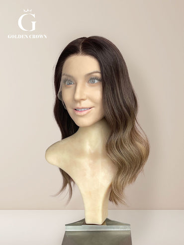 Serena lace top front view GoldenCrownWigs
