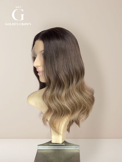 Serena lace top left side view GoldenCrownWigs