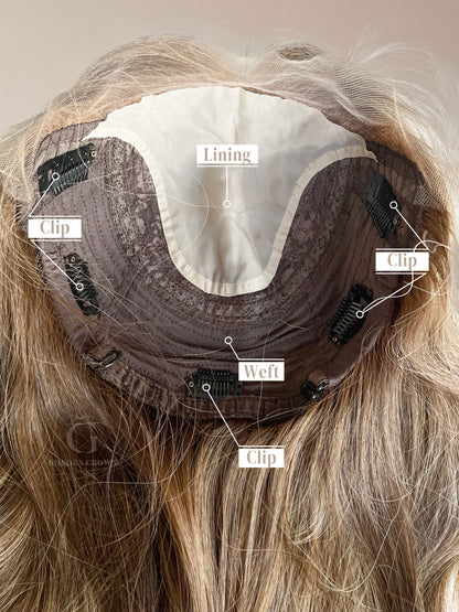 Aurora 100% Human Hair Lace Topper
