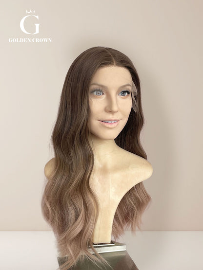Vanessa Lace Top Base 100% Human Hair Wigs (Slight Layer)