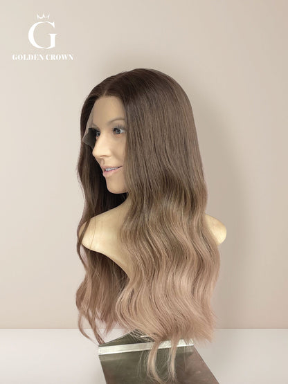 Vanessa Lace Top Base 100% Human Hair Wigs (Slight Layer)