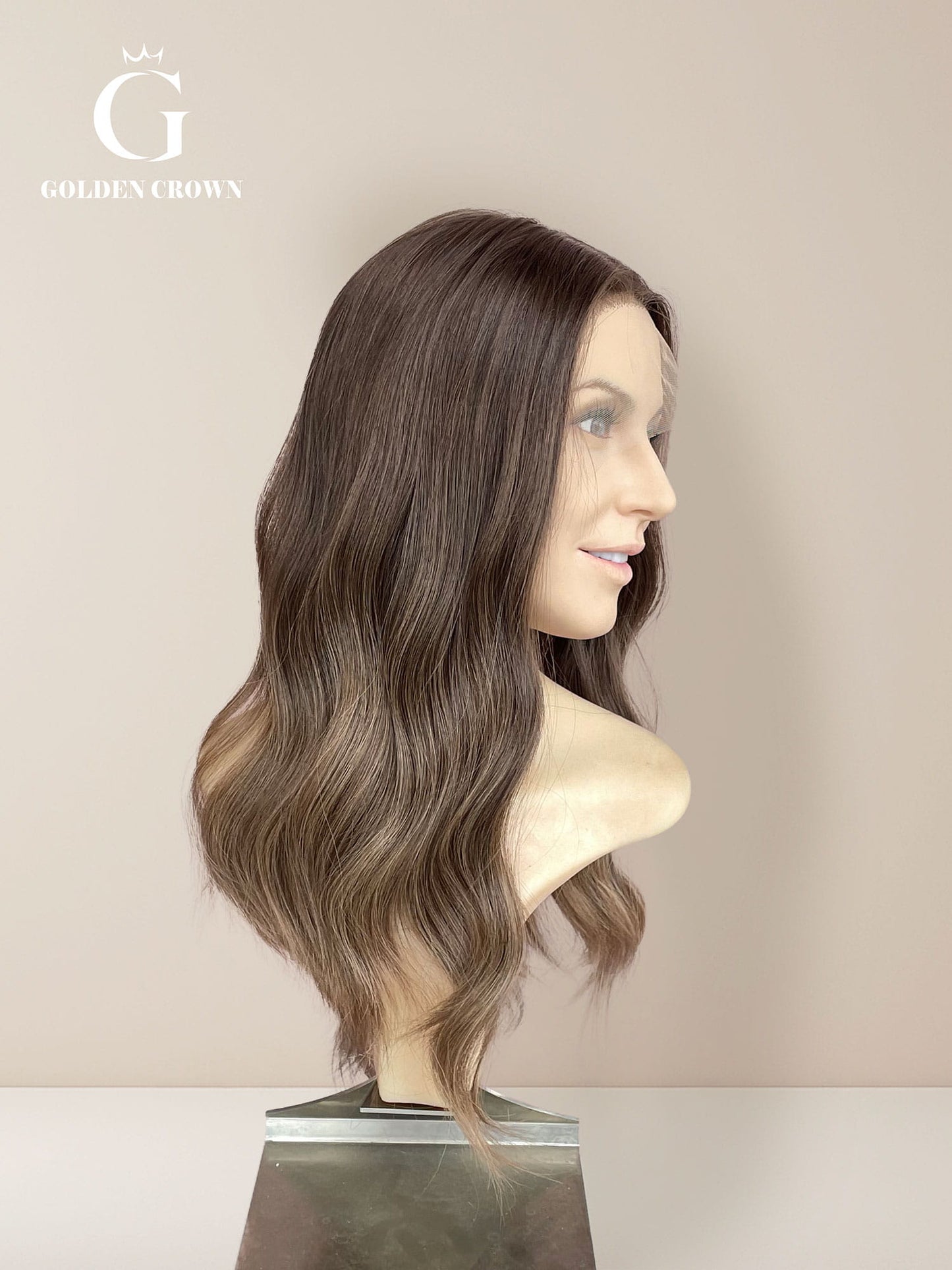 Victoria lace top right side view GoldenCrownWigs