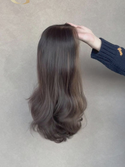 Freya Lace Top Base 100% Human Hair Wigs Showcase GoldenCrownWigs.com