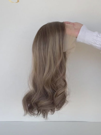 Eva Lace Top Base 100% Human Hair Wigs Showcase GoldenCrownWigs.com
