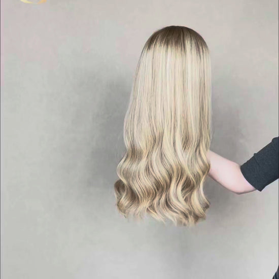Celeste Lace Top Base 100% Human Hair Showcase GoldenCrownWigs.com