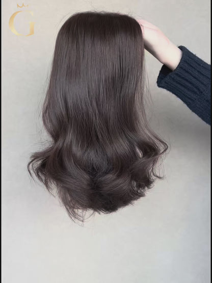 Lila Lace Top Base 100% Human Hair Wigs