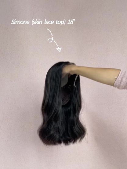 Simone Skin Lace Top Base 100% Human Hair Wigs