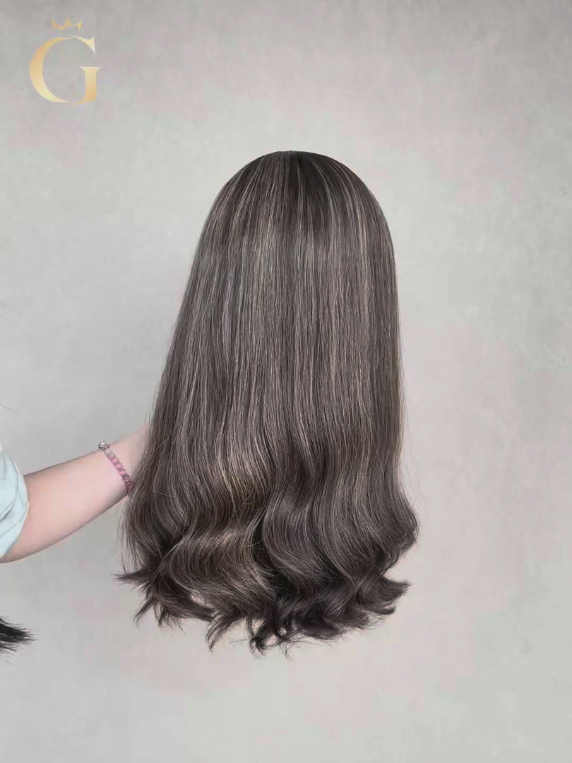 Liora Silk Top Base 100% Human Hair Showcase GoldenCrownWigs