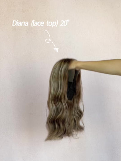 Diana Lace Top Base 100% Human Hair Wigs