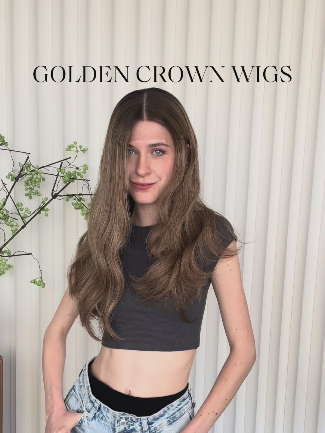 Teddy Lace Top Base 100% Human Hair Wigs Model Showcase GoldenCrownWigs.com