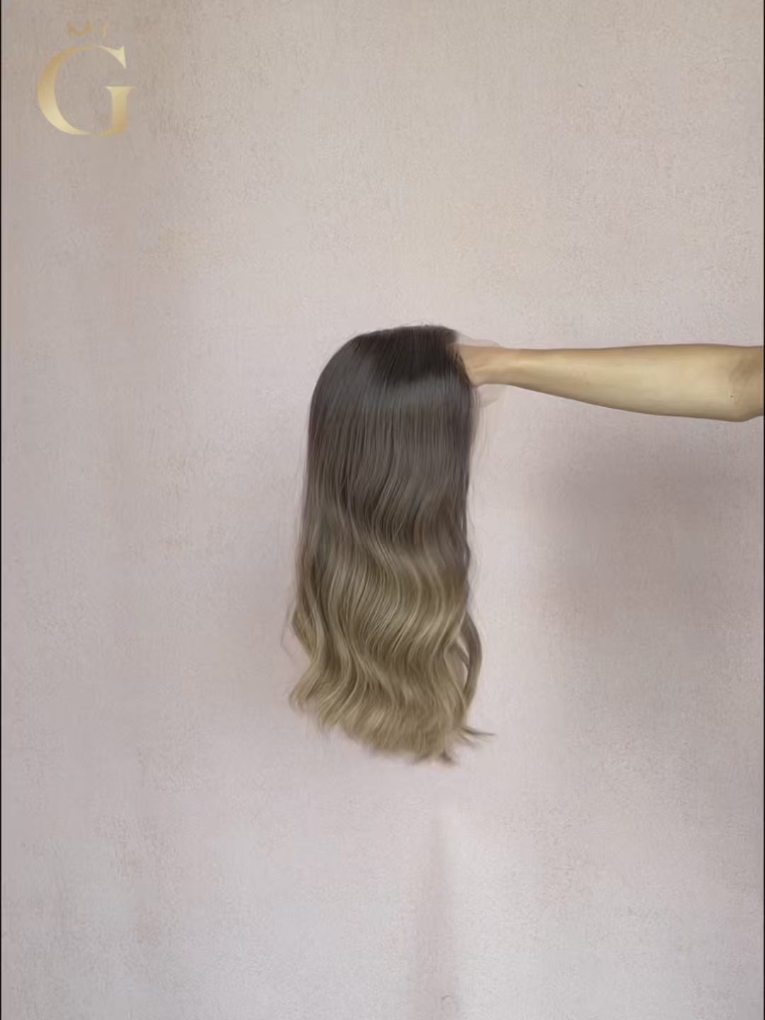 Serena lace top showcase GoldenCrownWigs